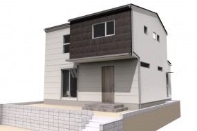 C棟　外観パース