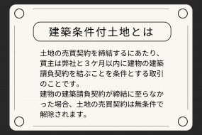 建築条件付き土地とは