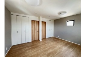 施工事例　２階室内/将来間仕切りできる子供部屋