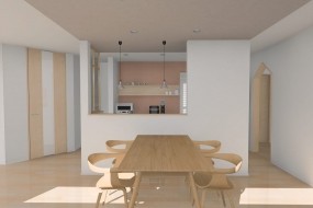 C棟　内観パース